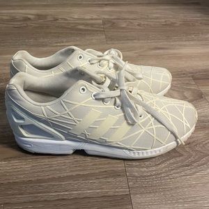 Men’s White Adidas Flux